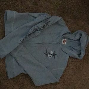 Women’s light blue Harley hoodie
